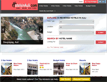Tablet Screenshot of hotelsinauli.com